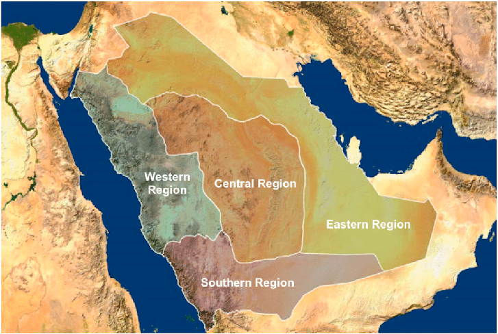 مناطق الخدمة